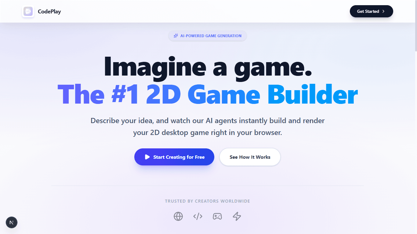 AI Game Builder screenshot